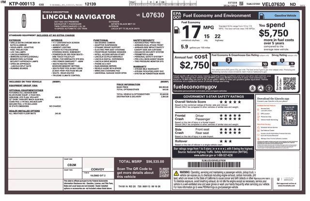 New 2027 Lincoln Navigator Premiere AWD/4WD image 26