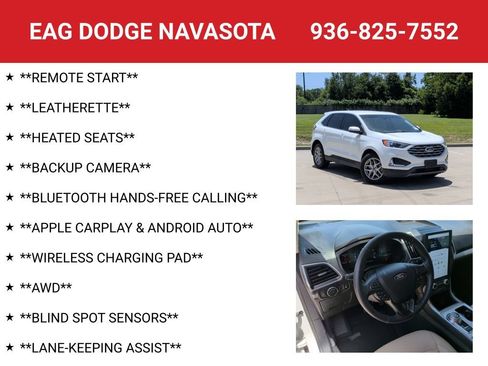 Used 2022 Ford Edge SEL w/ Convenience Package AWD/4WD image 4