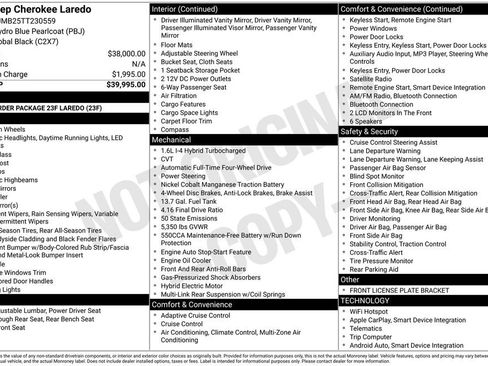 New 2026 Jeep Cherokee Laredo AWD/4WD image 3