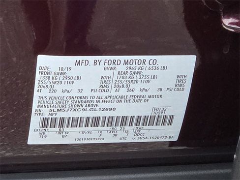 Used 2020 Lincoln Aviator Reserve w/ Equipment Group 201A image 18