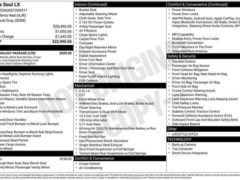 Used 2025 Kia Soul LX w/ LX Technology Package FWD image 2