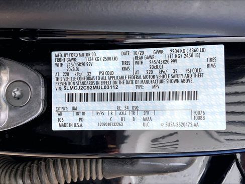 Used 2021 Lincoln Corsair Reserve w/ Equipment Group 201A FWD image 37