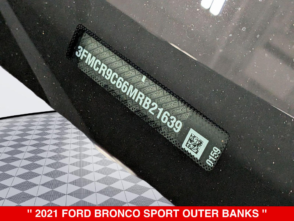 Used 2021 Ford Bronco Sport Outer Banks w/ Outer Banks Package (96D) AWD/4WD image 34