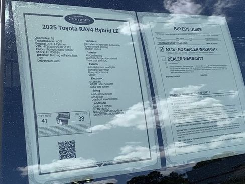 Used 2025 Toyota RAV4 LE AWD/4WD image 36