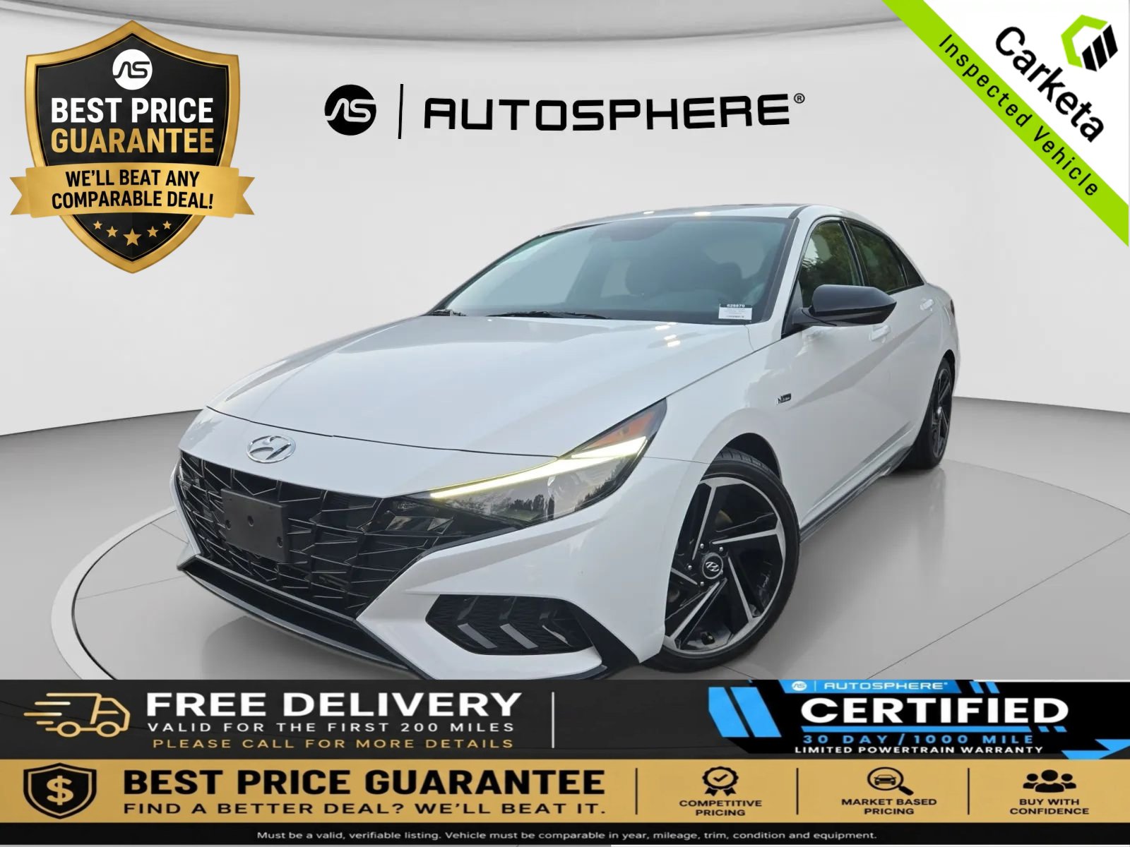 Used 2023 Hyundai Elantra N Line w/ Preferred Accessory Package FWD image 1