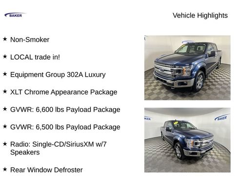 Used 2018 Ford F150 XLT w/ Equipment Group 302A Luxury AWD/4WD image 4