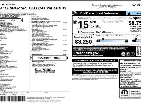 Used 2021 Dodge Challenger SRT Hellcat RWD image 4