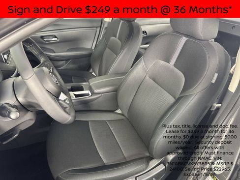 New 2025 Nissan Sentra SV w/ All-Weather Package image 19