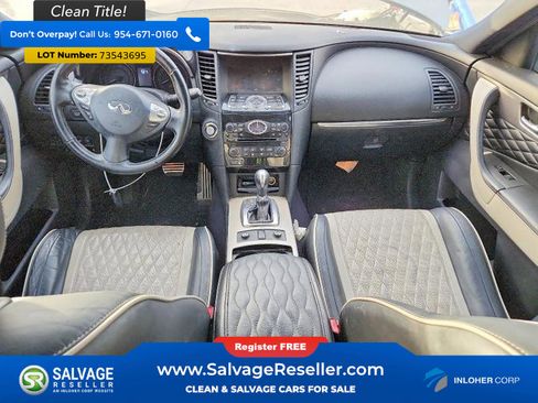 Used 2017 INFINITI QX70 4dr Sport w/ Limited Package image 11