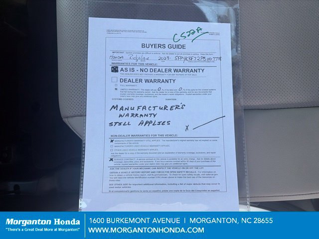 Used 2023 Honda Ridgeline RTL-E image 30