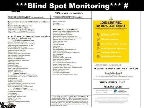 Certified 2024 RAM 2500 Rebel w/ Safety Group image 2