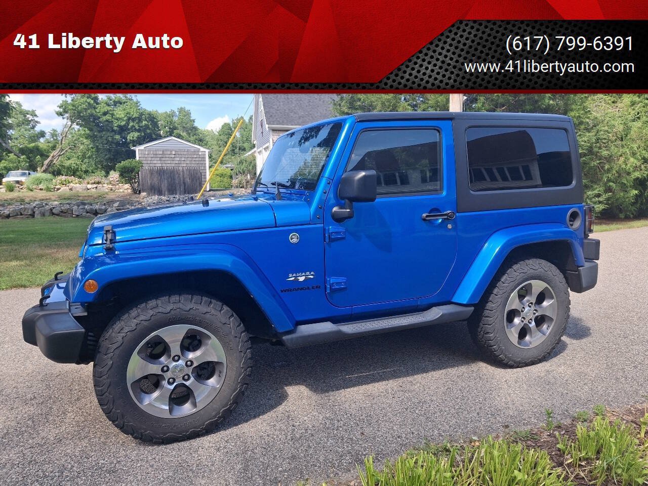 Used 2016 Jeep Wrangler Sahara w/ Connectivity Group AWD/4WD image 1