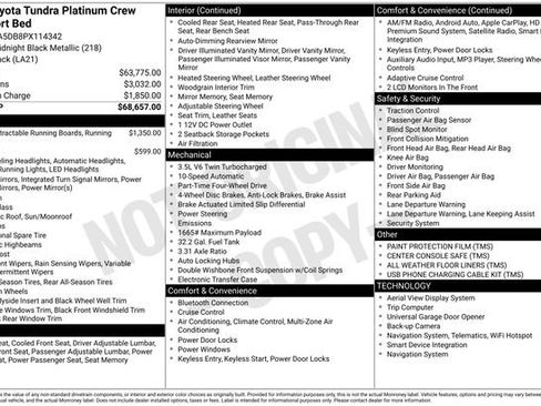 Used 2023 Toyota Tundra Platinum image 33