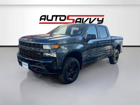 Used 2021 Chevrolet Silverado 1500 Custom Trail Boss w/ LPO, Dark Essentials Package image 3