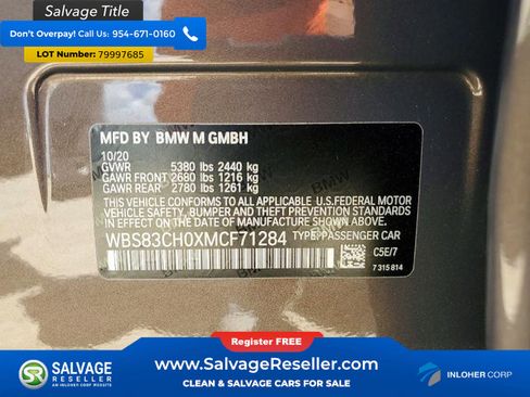 Used 2021 BMW M5 w/ Competition Package image 16