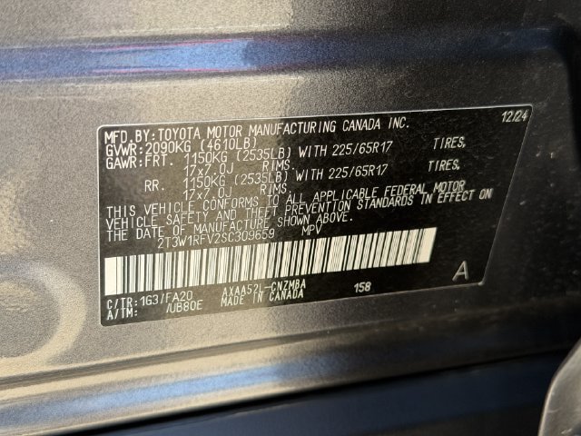 Used 2025 Toyota RAV4 XLE w/ Convenience Package FWD image 27