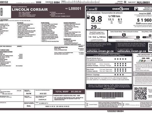Used 2022 Lincoln Corsair Reserve w/ Elements Package AWD/4WD image 5