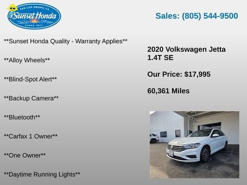 Used 2020 Volkswagen Jetta SE w/ SE Cold Weather Package FWD image 5