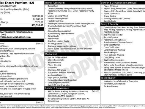 Used 2015 Buick Encore Premium image 4
