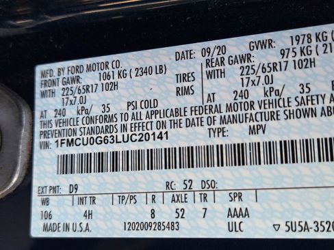 Used 2020 Ford Escape SE FWD image 13