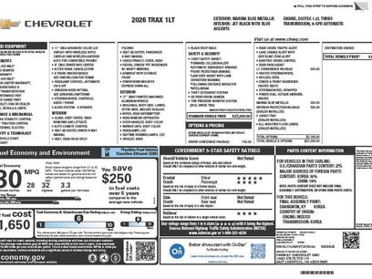 New 2026 Chevrolet Trax LT w/ Driver Confidence Package