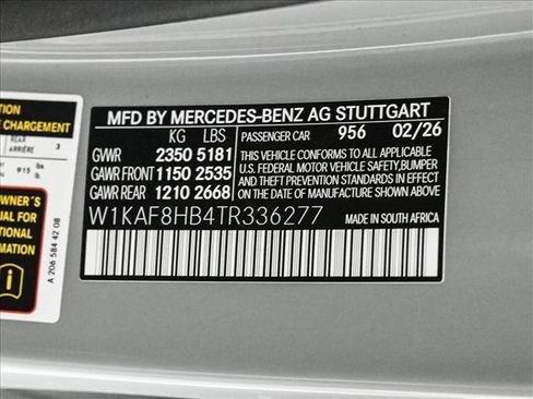 New 2026 Mercedes-Benz C 43 AMG 4MATIC Sedan image 27