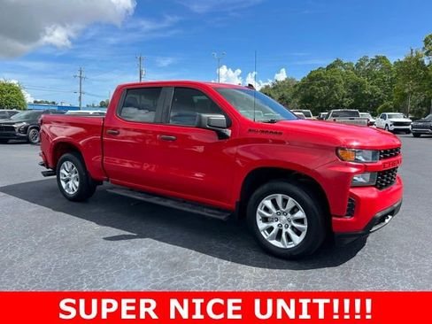 Used 2021 Chevrolet Silverado 1500 Custom w/ LPO, Dark Essentials Package RWD image 1