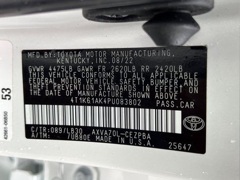 Used 2023 Toyota Camry XSE w/ Navigation Package FWD image 29