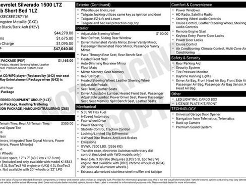 Used 2014 Chevrolet Silverado 1500 LTZ w/ LTZ Plus Package image 37