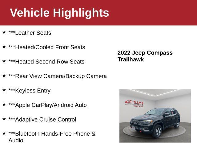 Used 2022 Jeep Compass Trailhawk w/ Trailhawk Elite Group AWD/4WD image 4