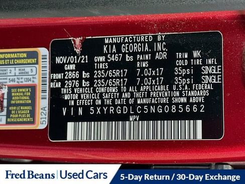 Used 2022 Kia Sorento LX image 34