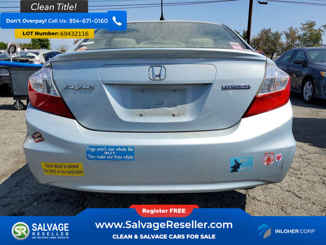 Used 2012 Honda Civic Hybrid Sedan image 8