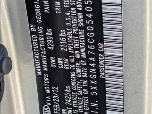 Used 2012 Kia Optima EX FWD image 23