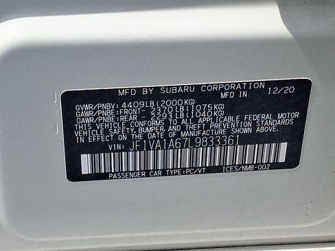 Used 2020 Subaru WRX AWD/4WD image 25