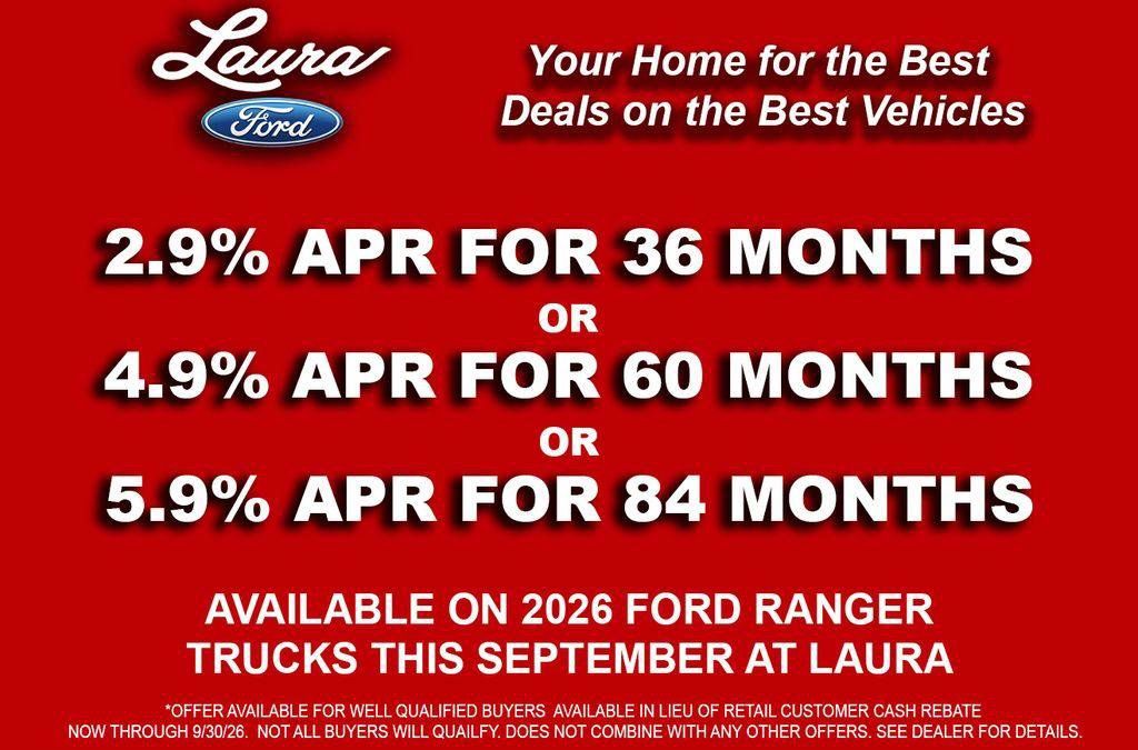 New 2026 Ford Ranger XLT w/ Equipment Group 301A High AWD/4WD image 5