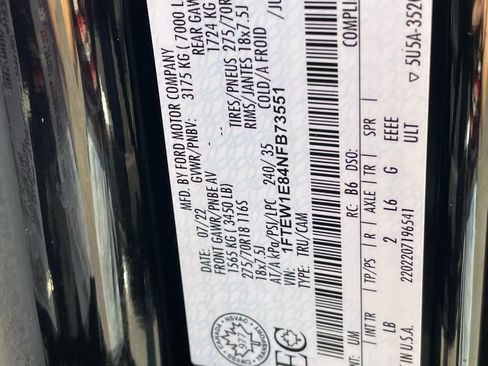 Used 2022 Ford F150 Tremor w/ Equipment Group 401A Mid image 33