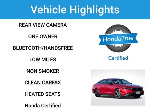 Certified 2025 Honda Accord Sport image 2