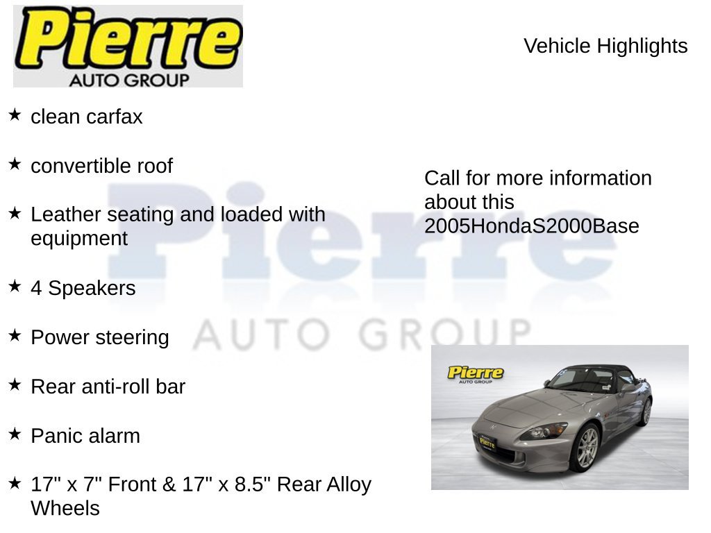 Used 2005 Honda S2000 image 7