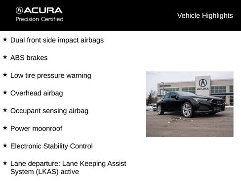 Certified 2023 Acura TLX w/ Technology Package image 13