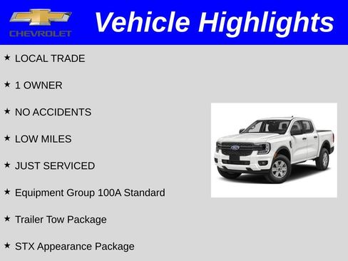 Used 2025 Ford Ranger XL w/ Trailer Tow Package RWD image 2