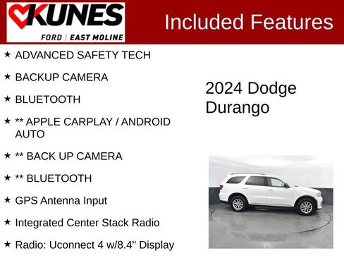 Used 2024 Dodge Durango SXT image 2