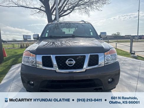 Used 2015 Nissan Armada Platinum w/ 2nd Row Captain Seat Package AWD/4WD image 11