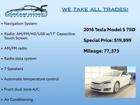 Used 2016 Tesla Model S 75D image 2