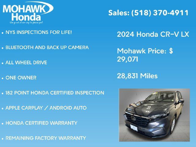 Certified 2024 Honda CR-V LX image 8