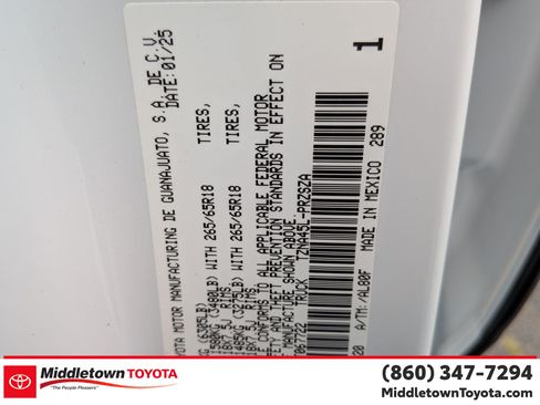 Certified 2025 Toyota Tacoma Limited AWD/4WD image 41