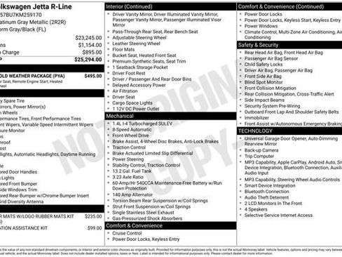 Used 2019 Volkswagen Jetta R-Line w/ R-Line Cold Weather Package FWD image 28