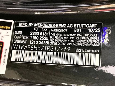 New 2026 Mercedes-Benz C 43 AMG 4MATIC Sedan image 12