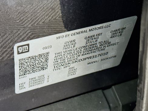 Used 2023 Chevrolet Tahoe Premier AWD/4WD image 12