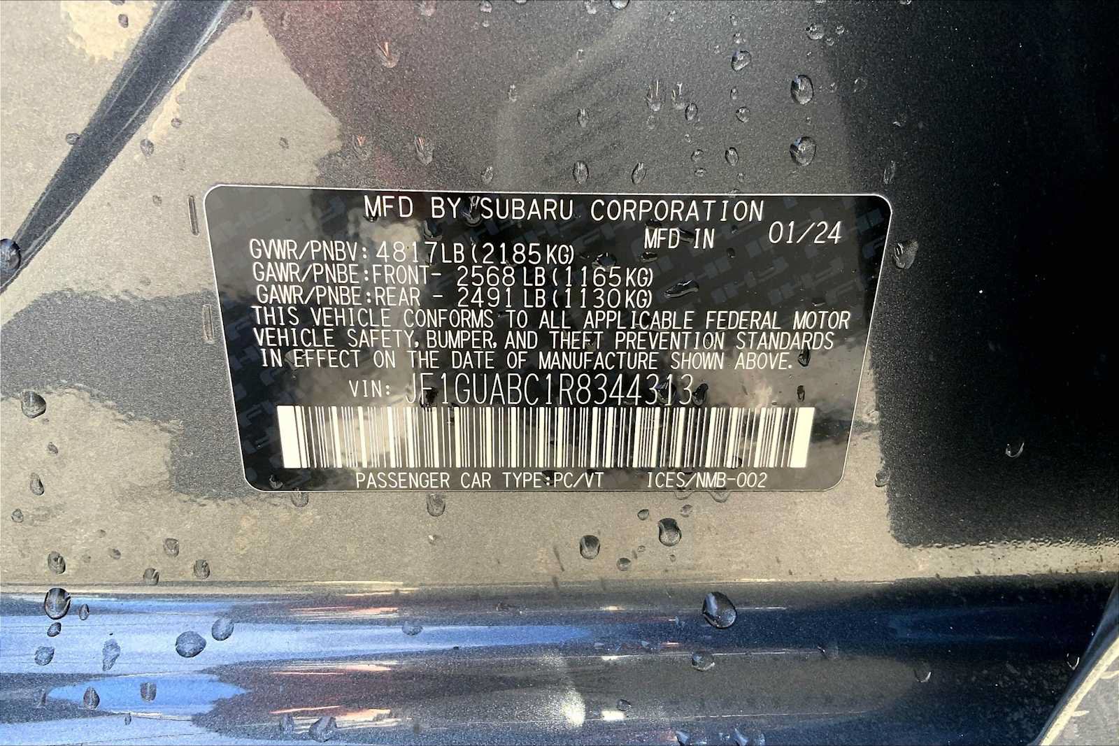 Certified 2024 Subaru Impreza 2.0i AWD/4WD image 31