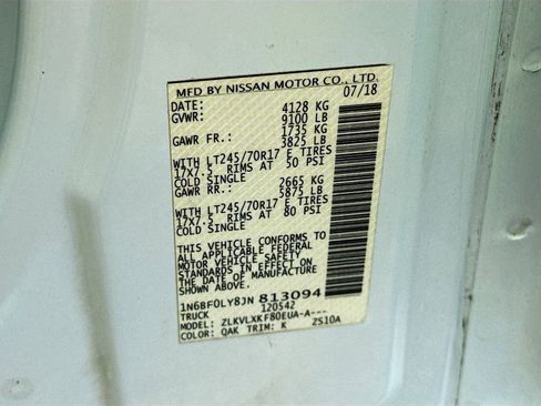 Used 2018 Nissan NV 2500 SV w/ Navigation Package RWD image 33
